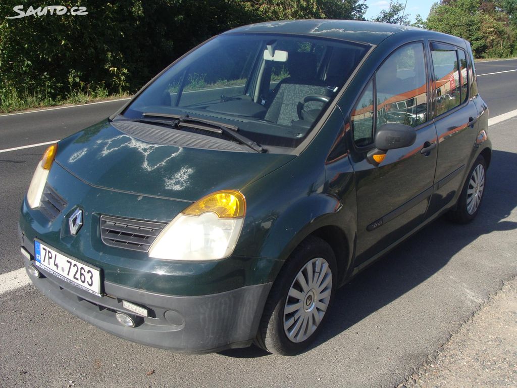 Renault Modus, 1.6i, 65 kW, klima, tažné